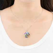 Load image into Gallery viewer, Multi Gemstone Solid Silver Pendant
