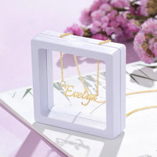 Load image into Gallery viewer, Custon name Slim Shinny Name necklace
