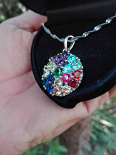 Load image into Gallery viewer, Multi Gemstone Solid Silver Pendant
