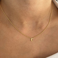 Load image into Gallery viewer, Initial baby letter Necklace
