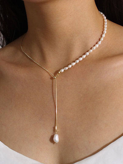 Multistyle Fresh Water Pearl Necklace ( 4 in 1 )